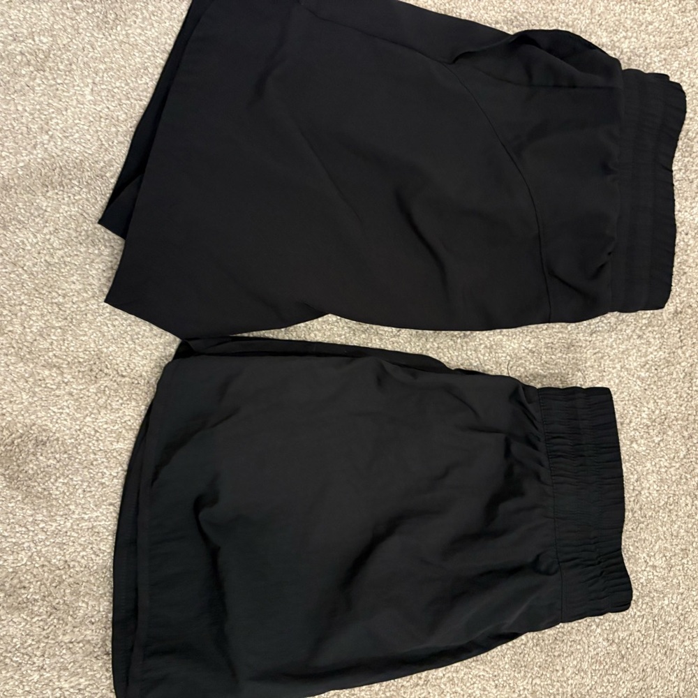 Black skort and shorts size M